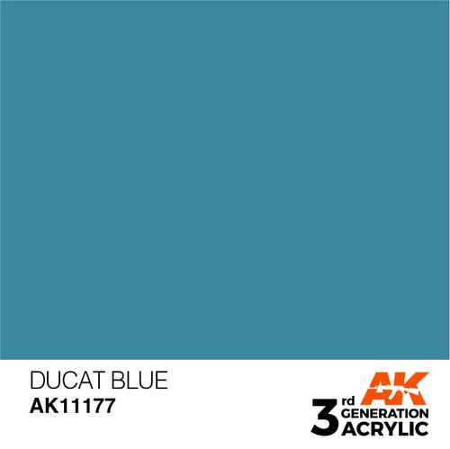 AK Interactive Acrylic Modelling Colors - Ducat Blue
