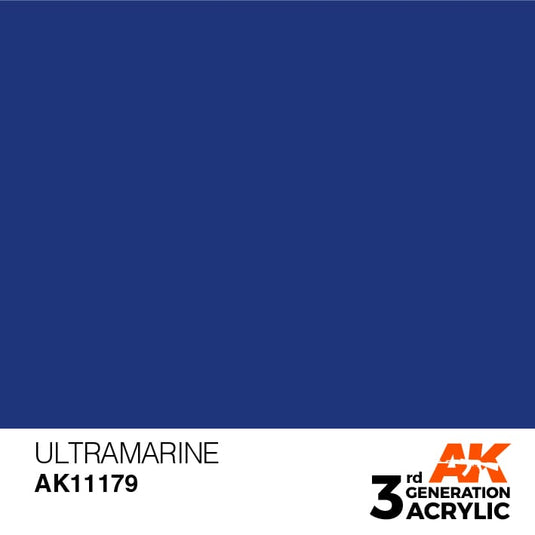 AK Interactive Acrylic Modelling Colors - Ultramarine