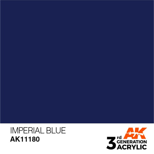 AK Interactive Acrylic Modelling Colors - Imperial Blue
