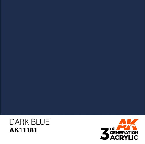 AK Interactive Acrylic Modelling Colors - Dark Blue