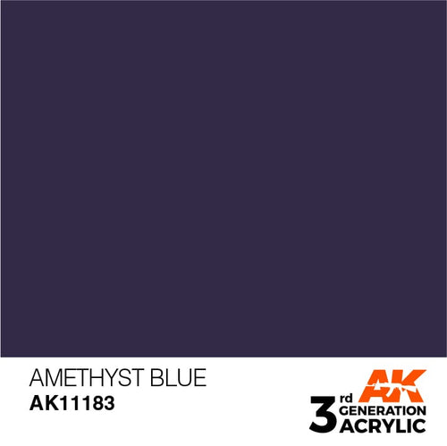 AK Interactive Acrylic Modelling Colors - Amethyst Blue