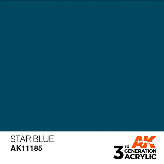 AK Interactive Acrylic Modelling Colors - Star Blue