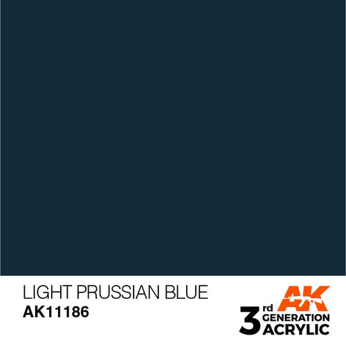 AK Interactive Acrylic Modelling Colors - Light Prussian Blue