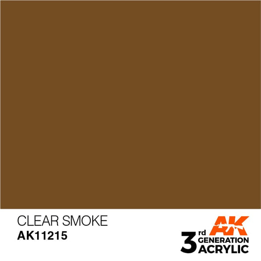 AK Interactive Acrylic Modelling Colors - Clear Smoke
