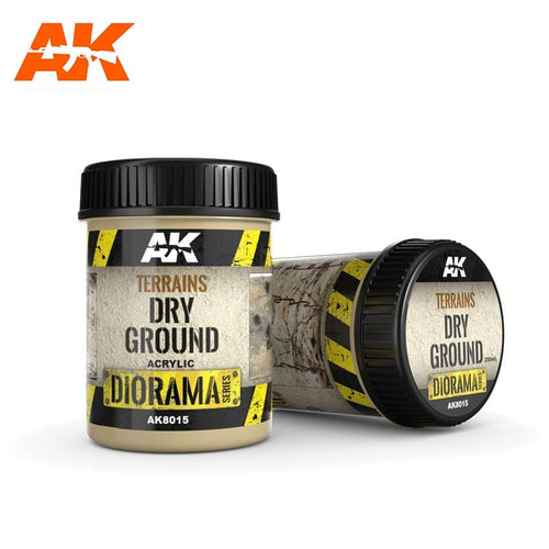 AK Interactive Diorama Series Terrains Dry Ground (250 mL)