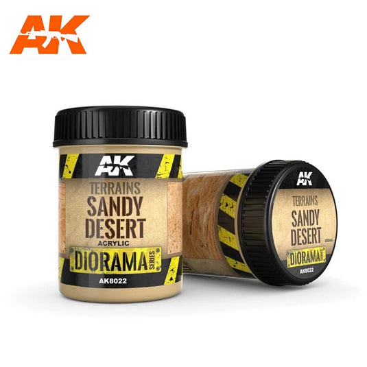 AK Interactive Diorama Series Terrains Sandy Desert (250 mL)