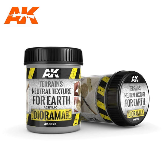 AK Interactive Diorama Series Terrains Neutral Texture for Earth (250 mL)