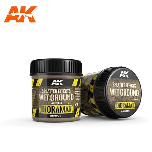 AK Interactive Diaroma Series - Splatter Effects Wet Ground (100 mL)