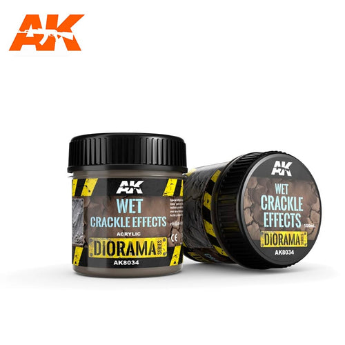 AK Interactive Diaroma Series - Wet Crackle Effects (100 mL)