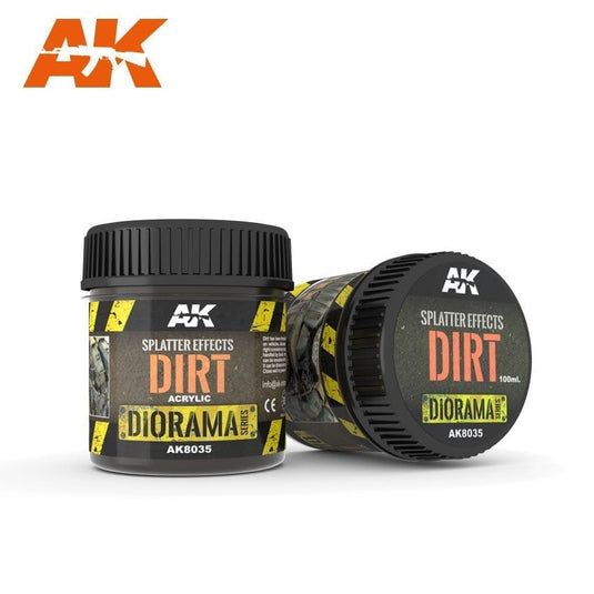 AK Interactive Diaroma Series - Splatter Series Dirt (100 mL)