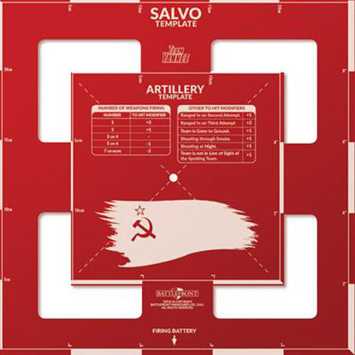 Team Yankee: Soviet - Salvo Template
