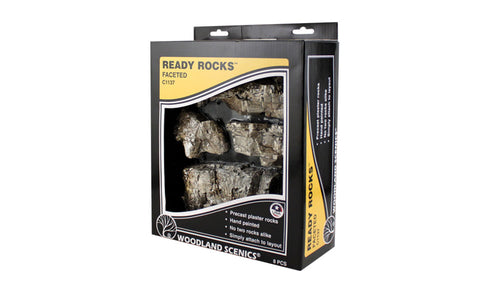 Woodland Scenics Faceted Ready Rocks