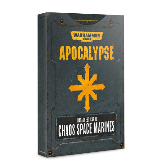Apocalypse Datasheet Cards: Chaos Space Marines