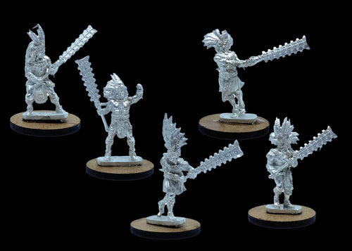 Mythic Americas: Maya - Almehenob Nobles with Huge Macuahuitl