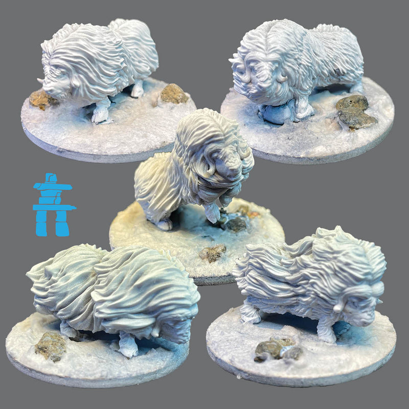 Load image into Gallery viewer, Mythic Americas: Inuit - Omingmak (Musk Ox)
