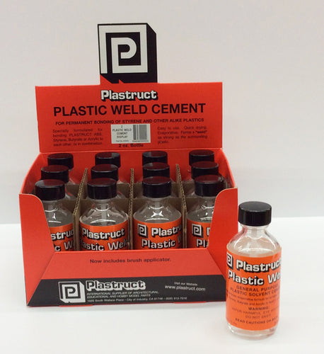 Plastruct Plastic Weld Cement (2oz per Bottle)