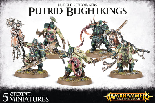 Maggotkin of Nurgle: Putrid Blightkings