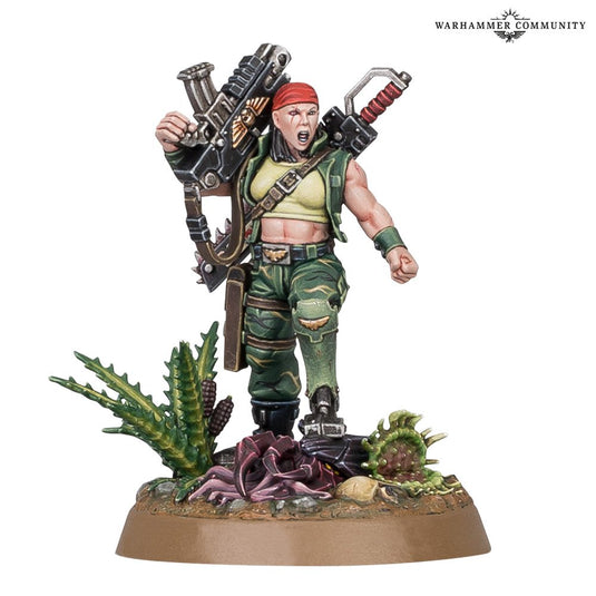 Warhammer 40k Sergeant Ripper Jackson NIB Store Anniversary Miniature - Catachan