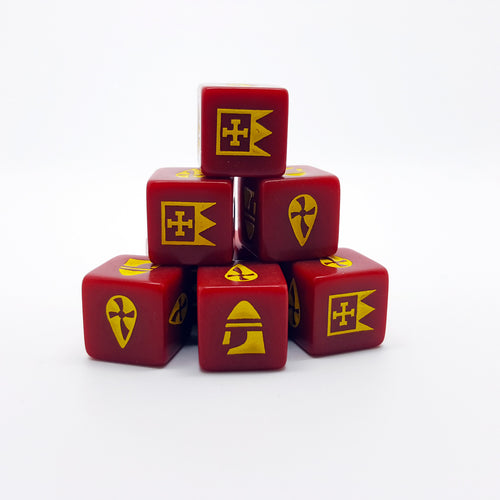 SAGA Dice (8) Continental Dice (Normans & Franks)