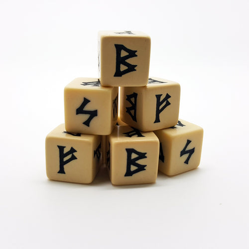 SAGA Runic Dice (8) Viking, Jomsviking, Norse-Gael. Pagan Rus