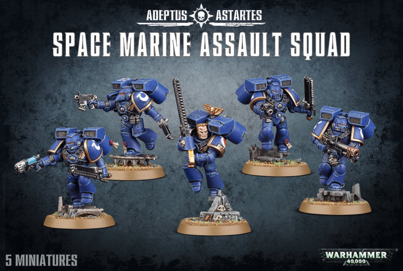 Load image into Gallery viewer, Space Marines Assault Squad
