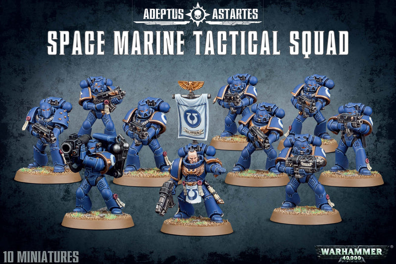 Load image into Gallery viewer, Space Marines Tactical Squad
