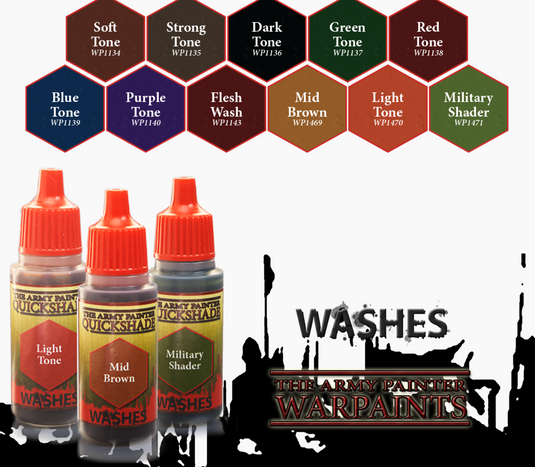 The Army Painter Warpaints Washes