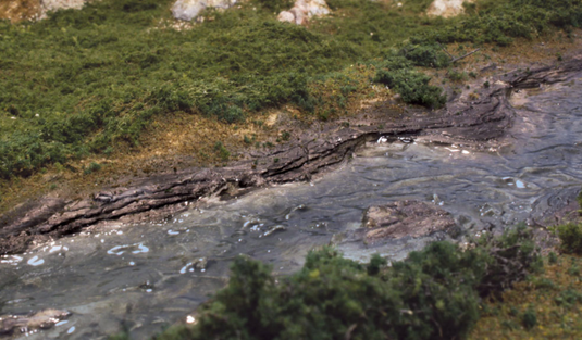 Woodland Scenics Creek Bank Rock Mold