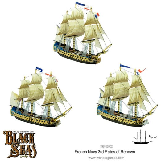 French Navy 3rd Rates of Renown