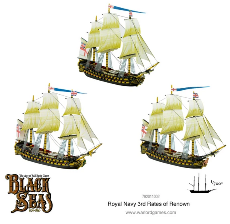 Load image into Gallery viewer, Royal Navy 3rd Rates of Renown

