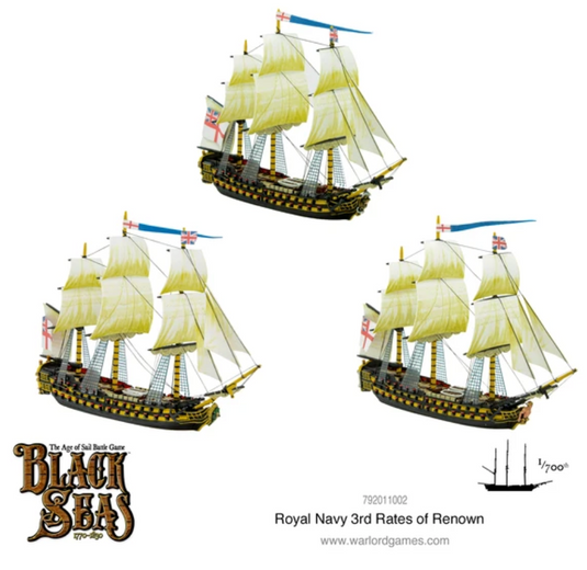 Royal Navy 3rd Rates of Renown