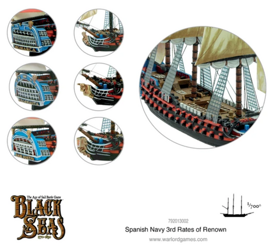 Spanish Navy 3rd Rates of Renown