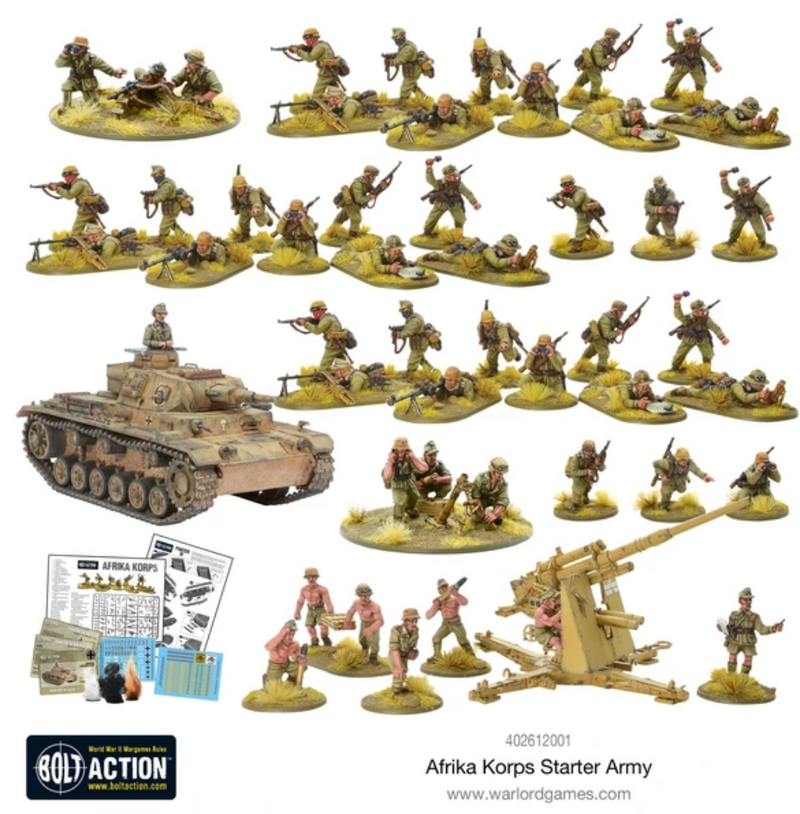 Load image into Gallery viewer, Afrika Korps Starter Army
