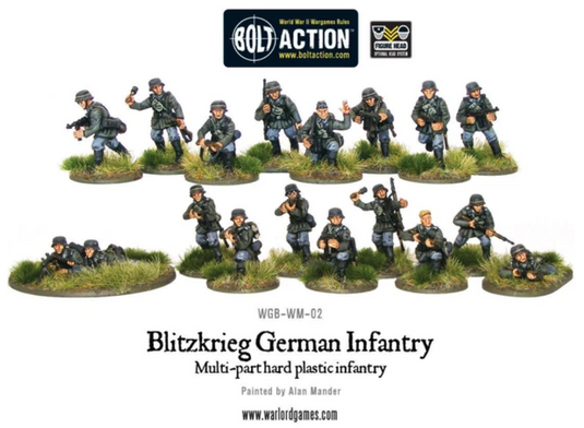 Blitzkrieg German Infantry Plastic Box Set