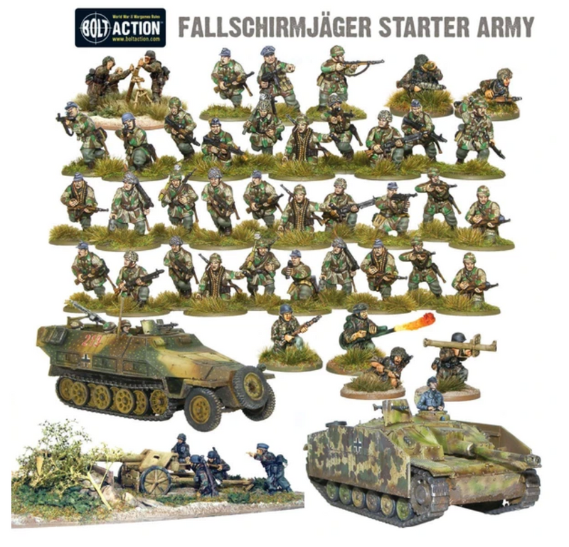 Load image into Gallery viewer, Fallschirmjager Starter Army
