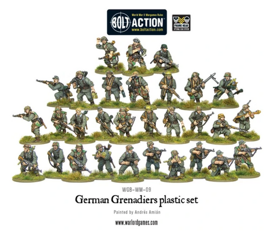 German Grenadiers Plastic Box Set