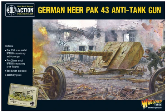 German Heer PAK 43 Anti-Tank Gun