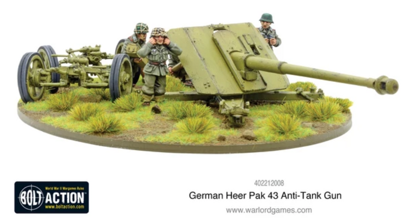 Load image into Gallery viewer, German Heer PAK 43 Anti-Tank Gun
