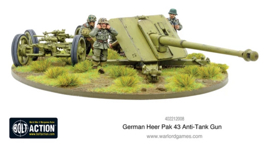 German Heer PAK 43 Anti-Tank Gun