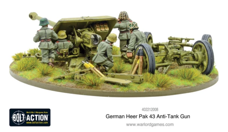 Load image into Gallery viewer, German Heer PAK 43 Anti-Tank Gun
