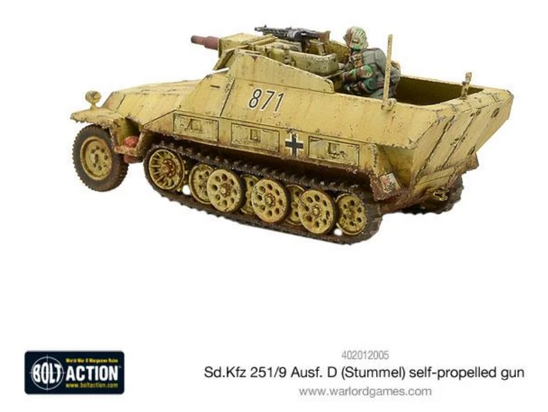 Load image into Gallery viewer, SD.KFZ 251/9 Ausf D Stummel Half-Track

