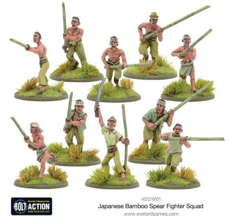 Load image into Gallery viewer, Japanese Bamboo Spear Fighter Squad
