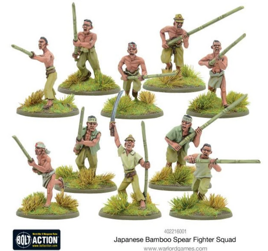 Japanese Bamboo Spear Fighter Squad