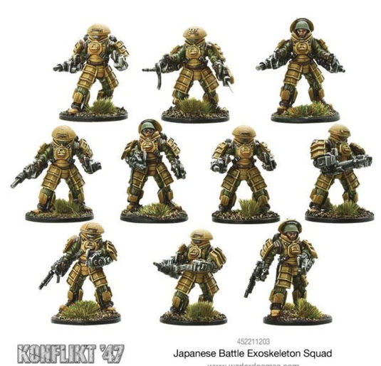 Japanese Battle Exoskeleton Squad