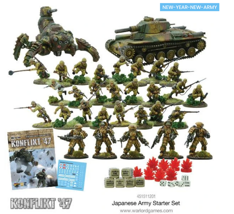 Load image into Gallery viewer, Konflikt 47&#39; Japanese Army Starter Set
