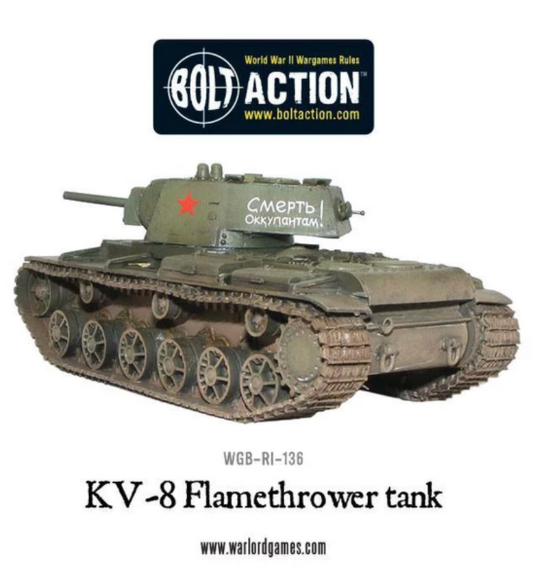 Load image into Gallery viewer, KV-8 Flamethrower Tank
