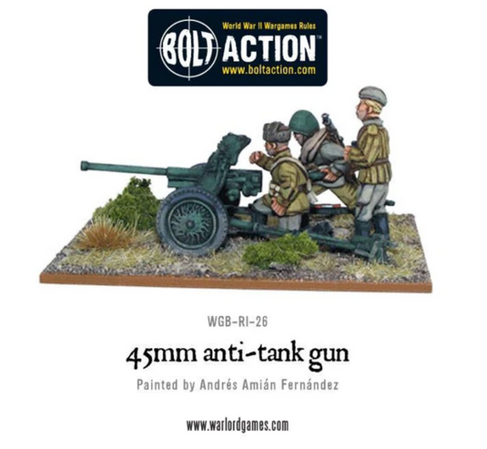 Soviet Army 45mm Anti-Tank Gun