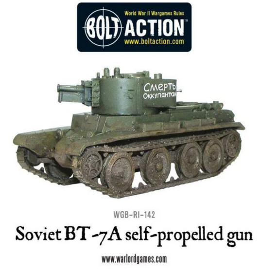 Soviet BT-7A Self-Propelled Gun