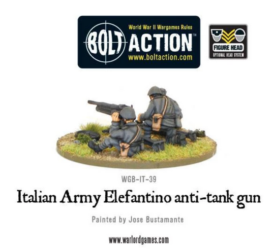 Italian Army 47mm Elefantino Anti-Tank Gun