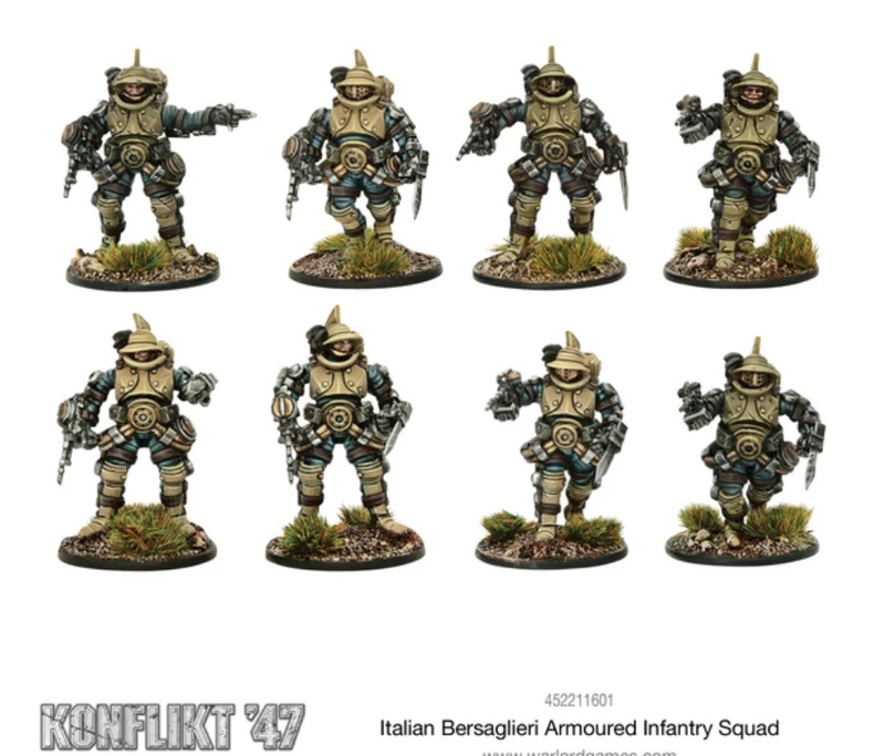 Load image into Gallery viewer, Italian Bersaglieri Armoured Infantry Squad
